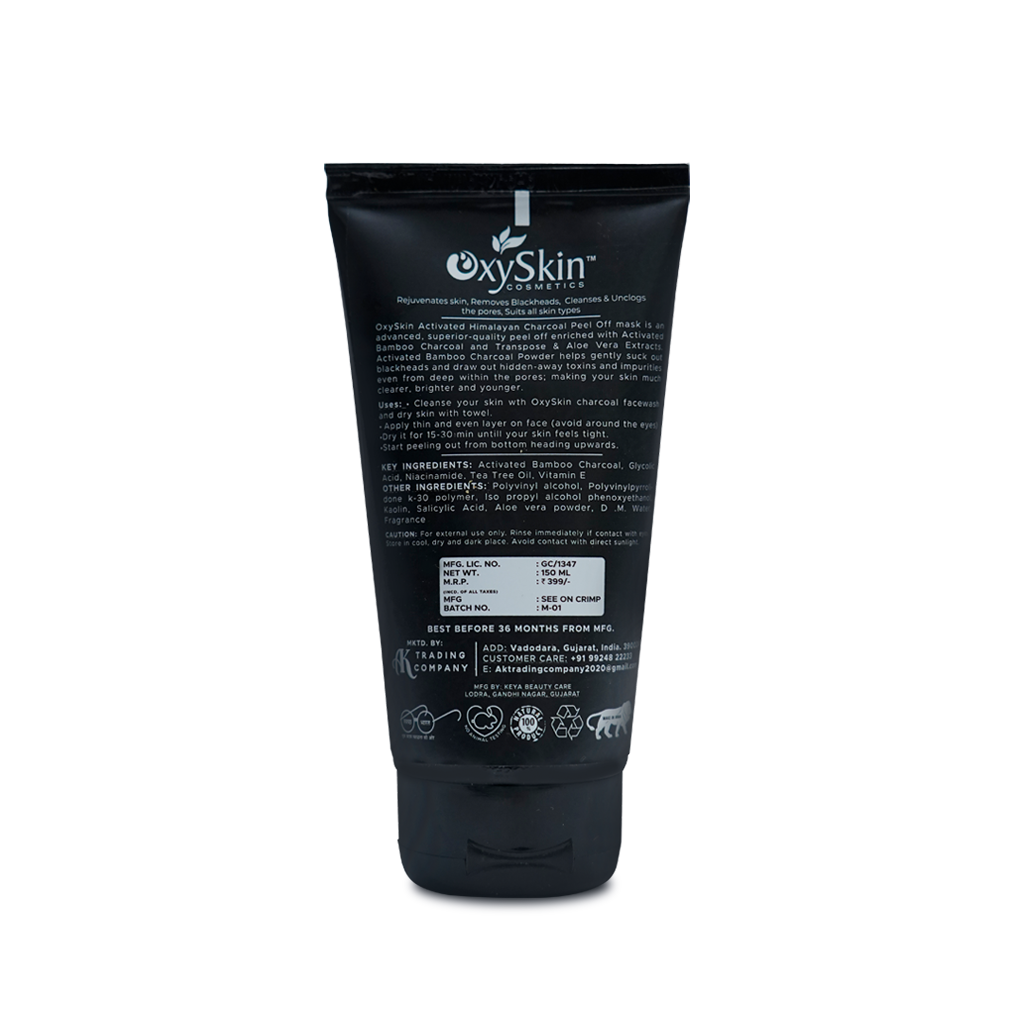 Activated Himalayan Bamboo Charcoal Peel Off Mask